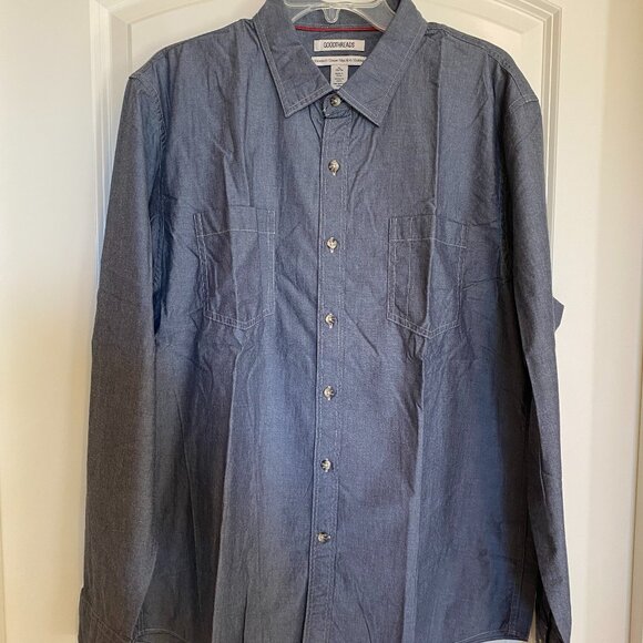 Goodthreads XL chambray button front shirt - Picture 2 of 4